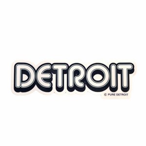 Detroit Neon Decal Decal   