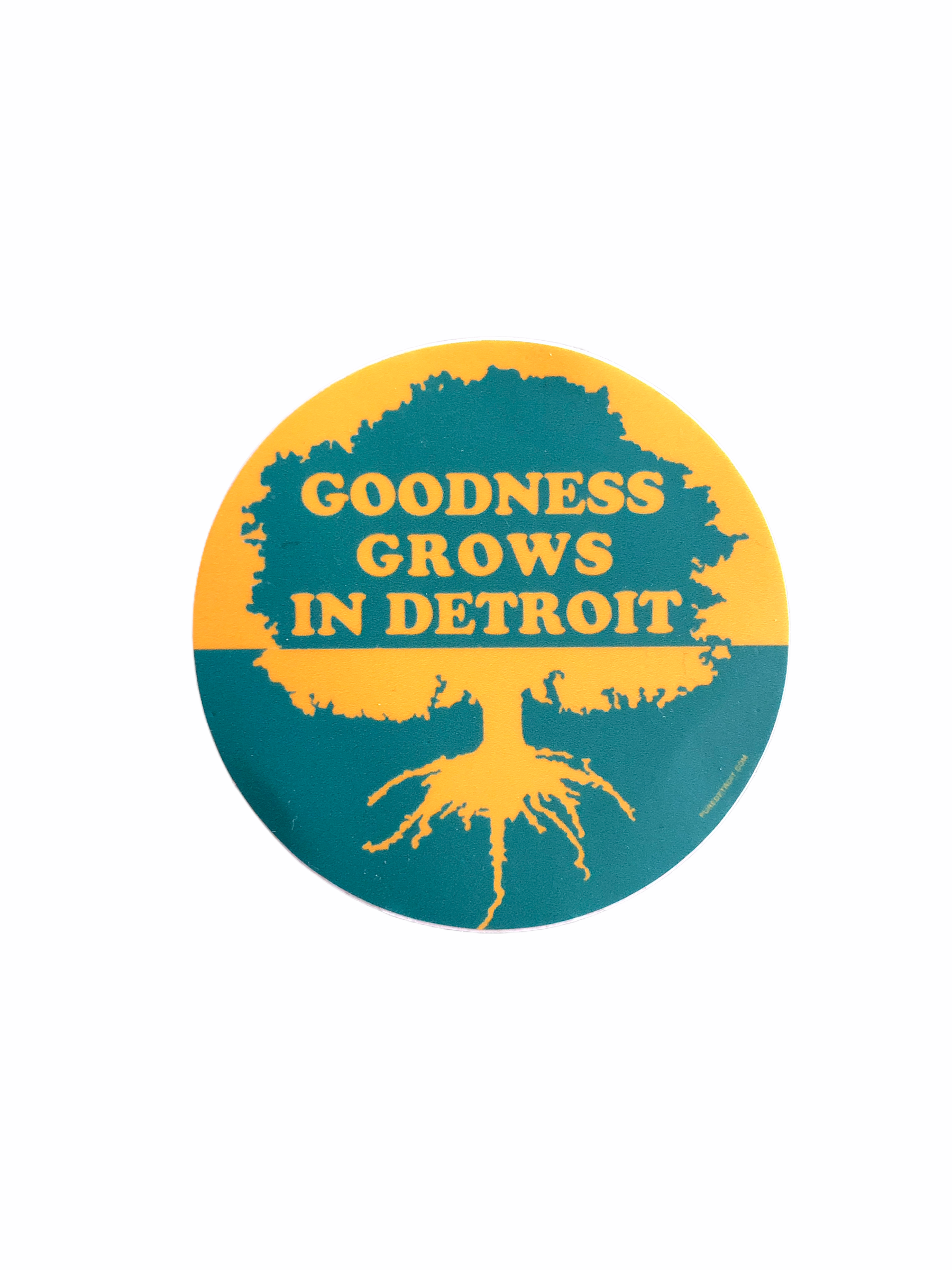 Goodness Grows in Detroit Decal Decal   