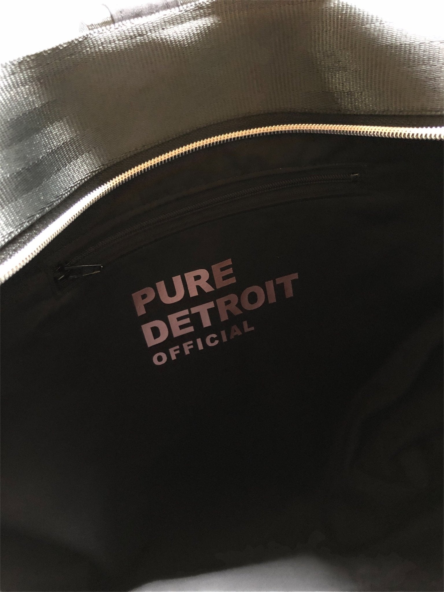 Pure Detroit OFFICIAL - Medium Ring Tote Seatbelt Bag - Black PRE ORDER - Pure Detroit