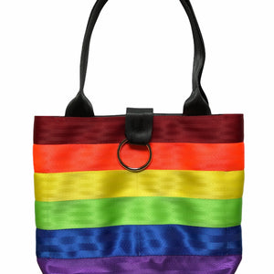 Pure Detroit OFFICIAL -  Medium Ring Tote Seatbelt Bag - Rainbow Spectrum PRE ORDER Seatbelt Bags   