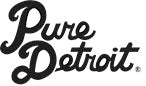 Pure Detroit x Oxford Classic Detroit, Mich. Pennant - Dark Maroon Pennant   