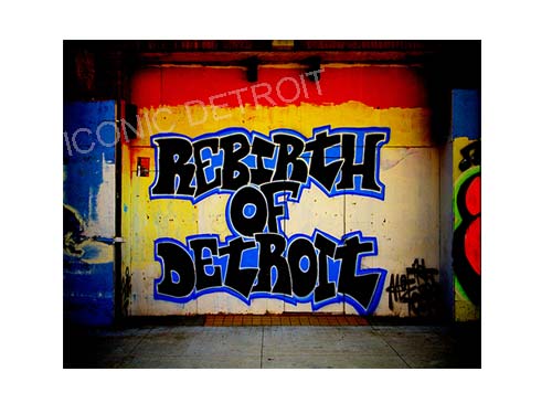 Rebirth of Detroit Luster or Canvas Print $35 - $430 Luster Prints and Canvas Prints   