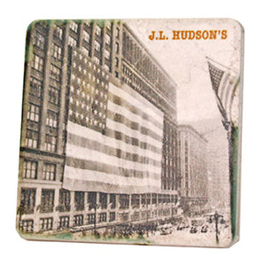 Vintage J.L Hudsons Porcelain Tile Coaster Coasters   