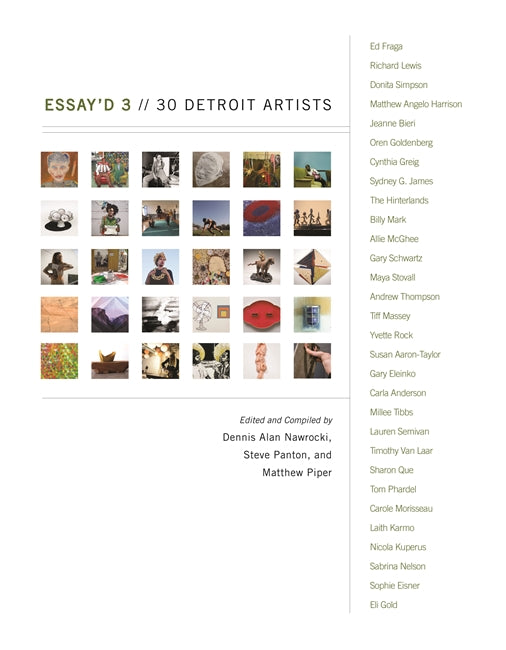 Essay'd 3: 30 Detroit Artists Book   