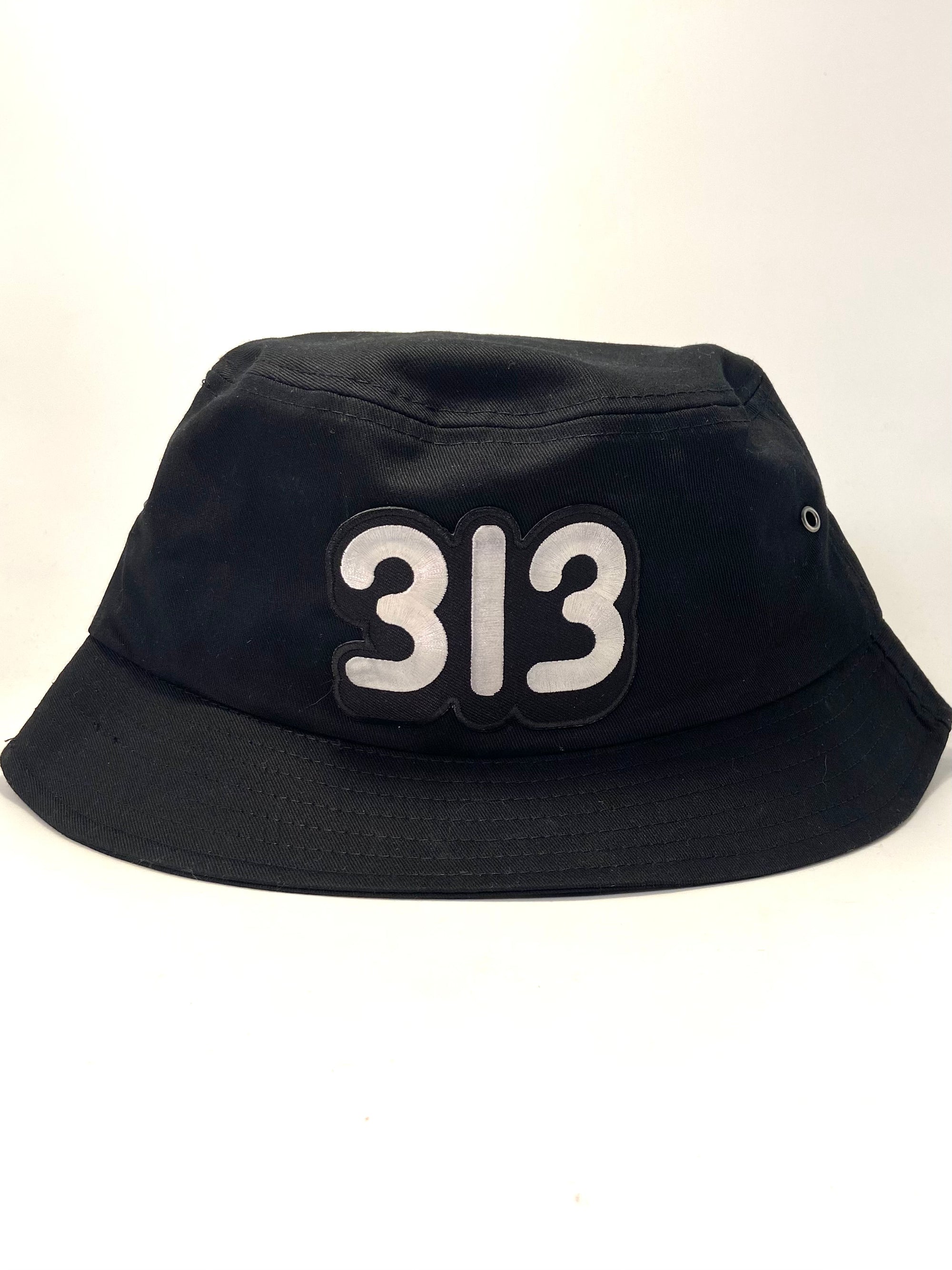 313 Bucket Hat/ Unisex / Black    
