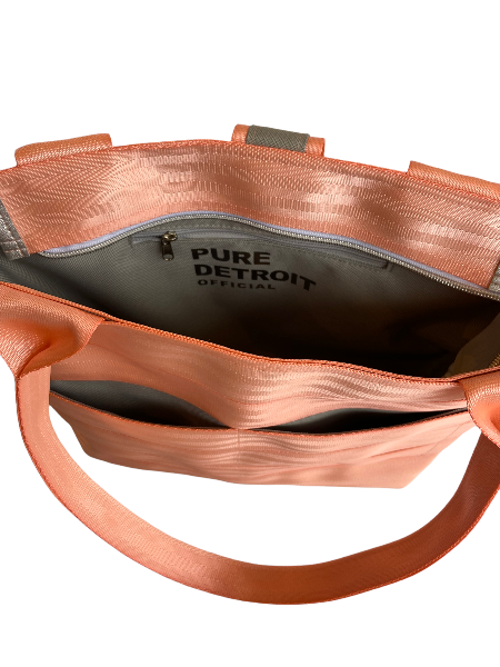 Pure Detroit OFFICIAL - Large Ring Tote Seatbelt Bag - Spectrum PRE OR