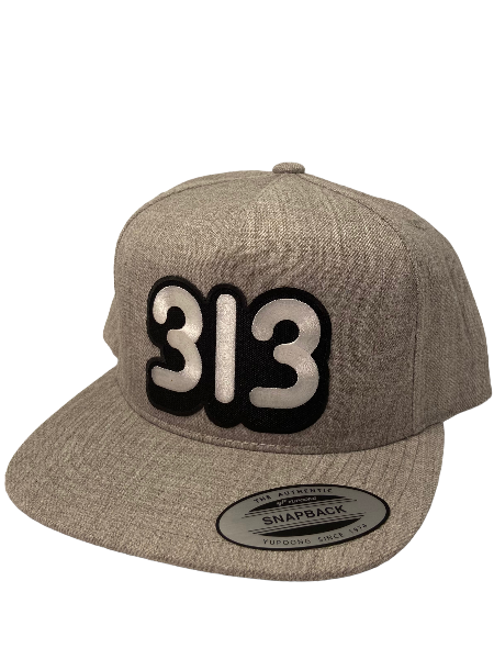 313 Snapback Hat / Linen Gray Hat   