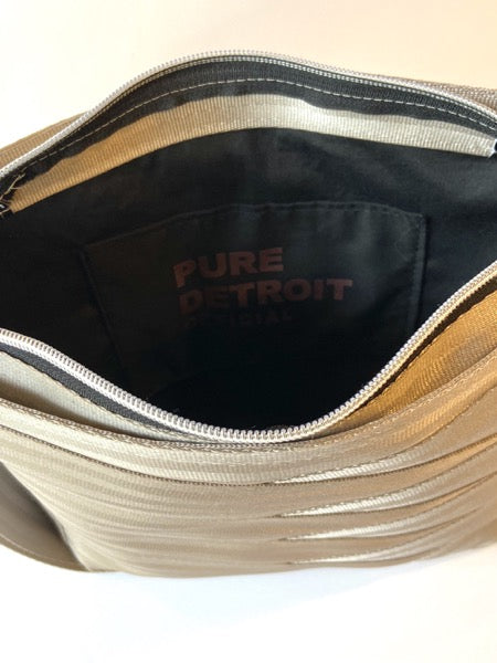 Pure Detroit OFFICIAL - Large City Slinger Tote Seatbelt Bag - Champagne PRE ORDER Seatbelt Bags   