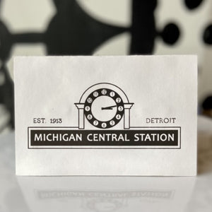 Michigan Central Station Pop-Up card Greeting Card   