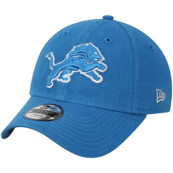 New Era Youth Detroit Lions Primary Core Classic 9Twenty Adjustable Ha ...