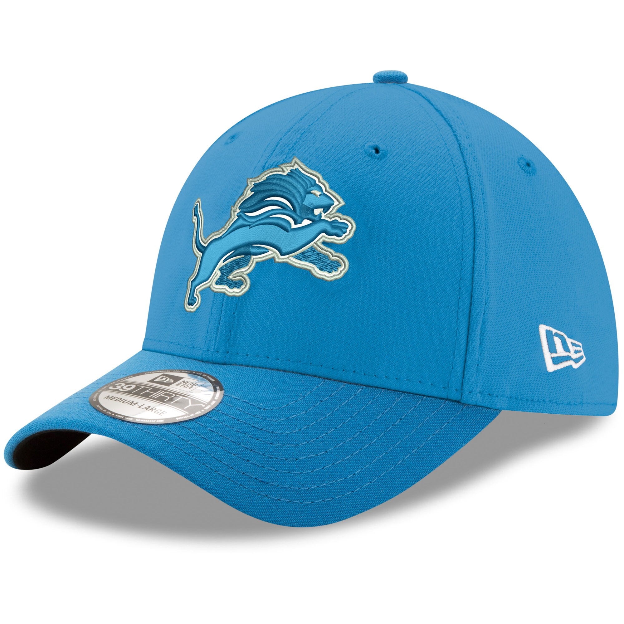 New Era Detroit Lions Classic 39THIRTY Flex Hat / Blue Hat   